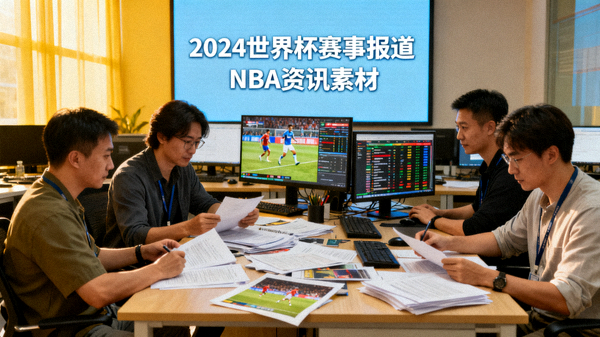 体育新闻编辑室整理赛事报道与资讯素材